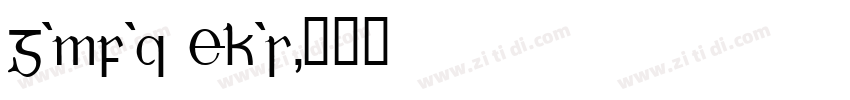 Hangar Flat字体转换